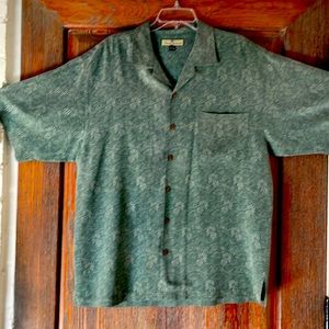 Tommy Bahama mens silk shirt